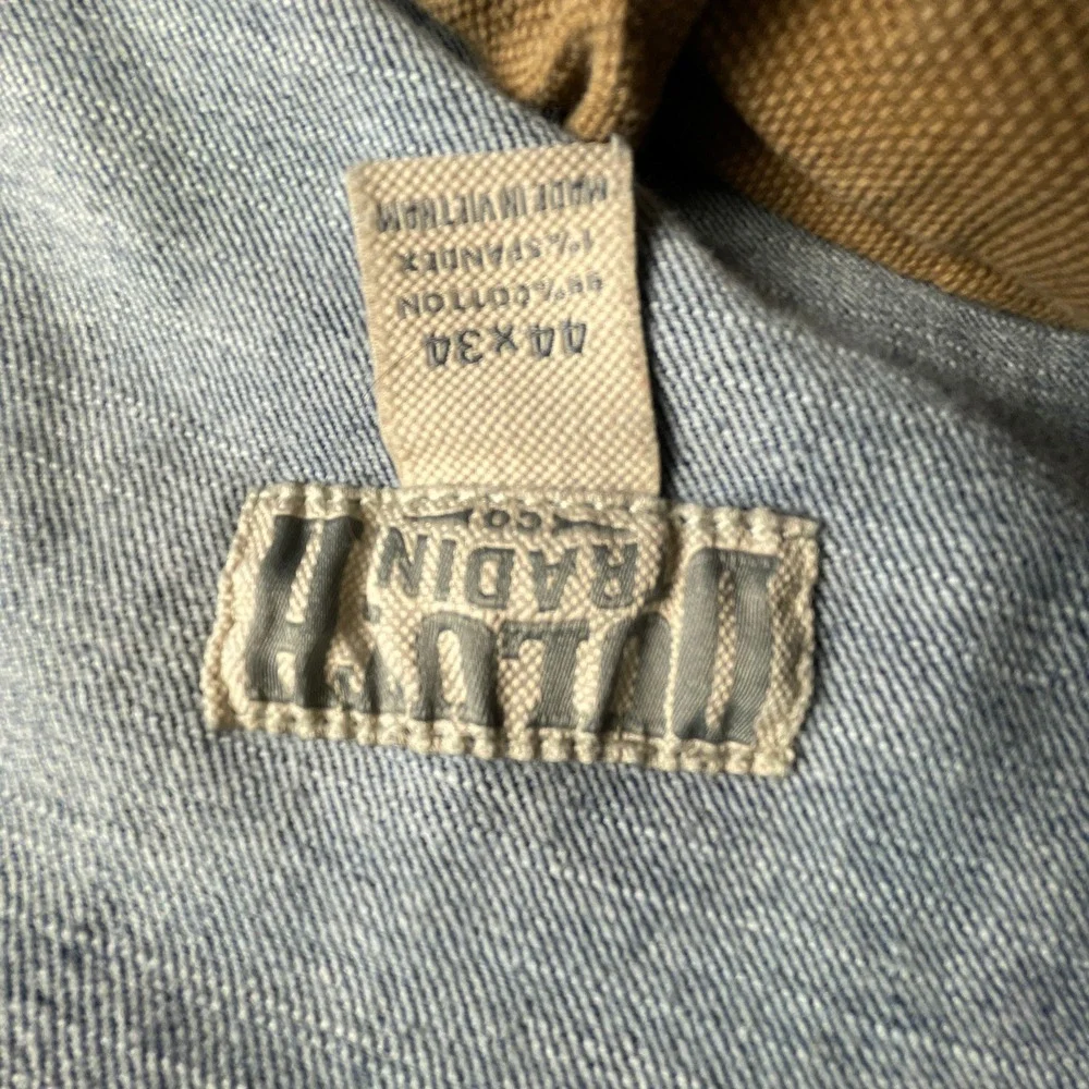 Duluth Trading Co Flex Ballroom Jeans Mens‎ 44x34 Blue Workcore Utility Pants